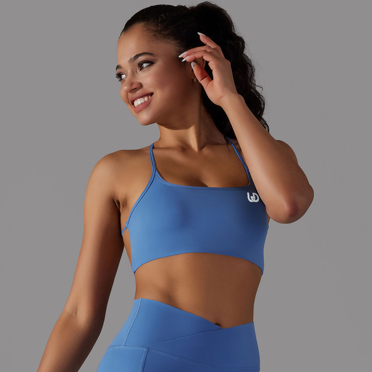 Mila | Strap Sportbehå Blå