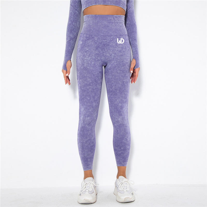 Kim | Naadloze Leggings Paars - Ultimate Gainz