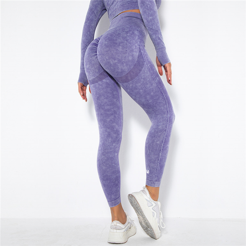 Kim | Naadloze Leggings Paars - Ultimate Gainz