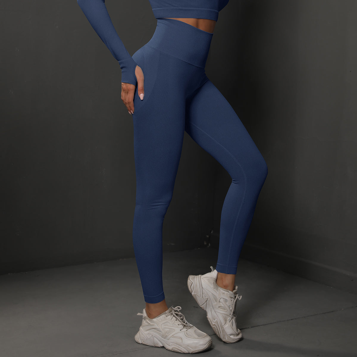 Leonie | Legging Mörkblå