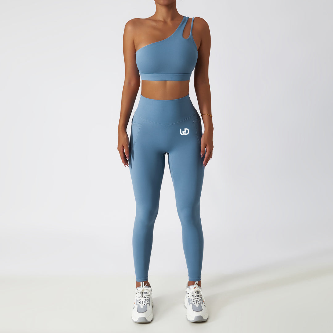 Palmer | Leggings Met Zakken LjusBlå - Ultimate Gainz