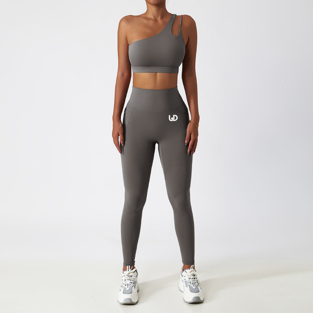Palmer | Leggings Met Zakken Grå - Ultimate Gainz
