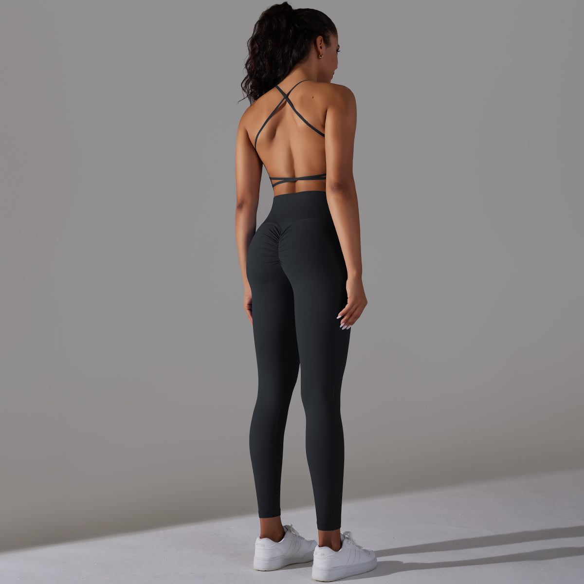 Mila | Legging-Top Set Svart