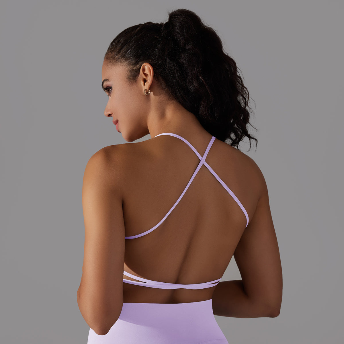 Mila | Strap Sport Bra Rosa - Ultimate Gainz