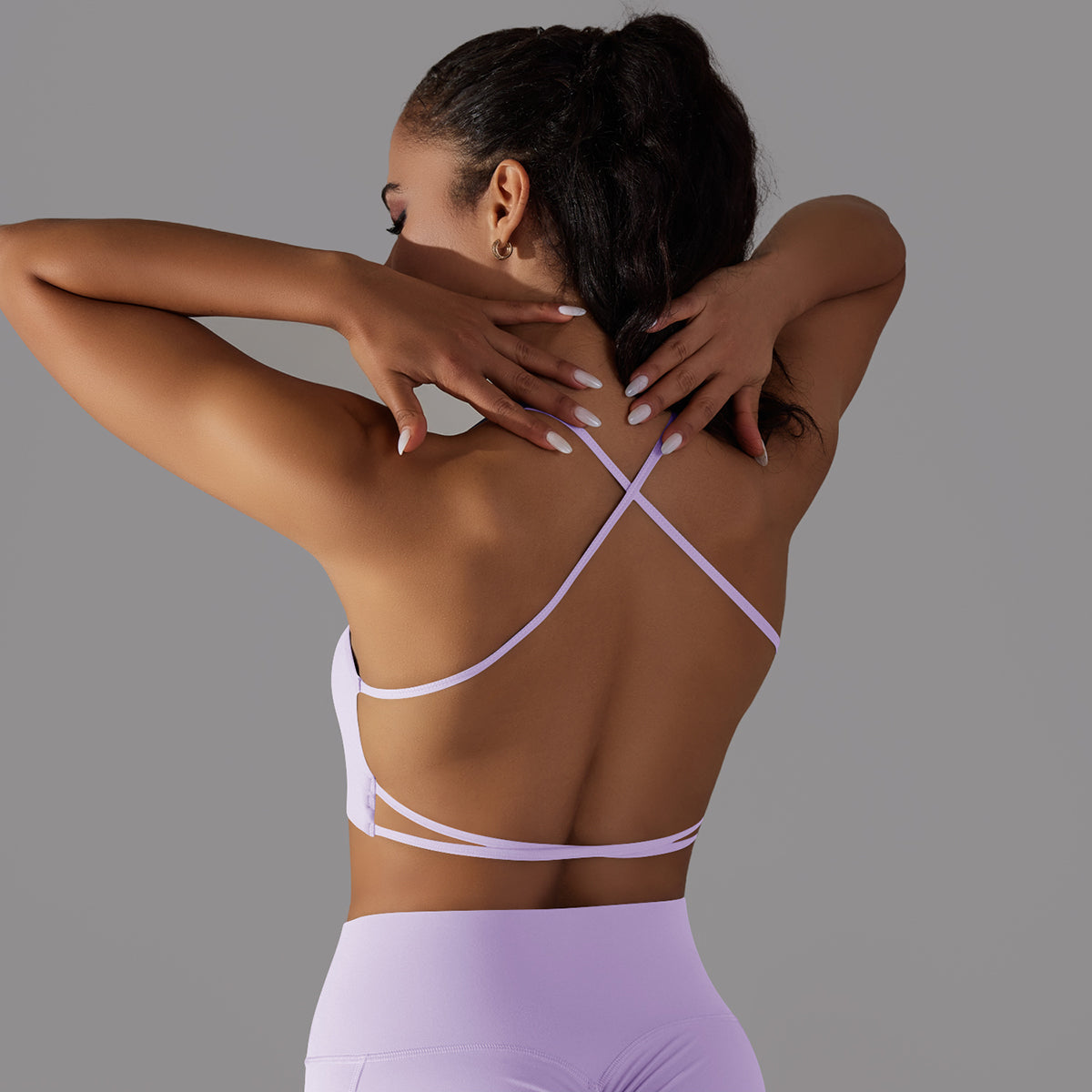 Mila | Strap Sport Bra Rosa - Ultimate Gainz