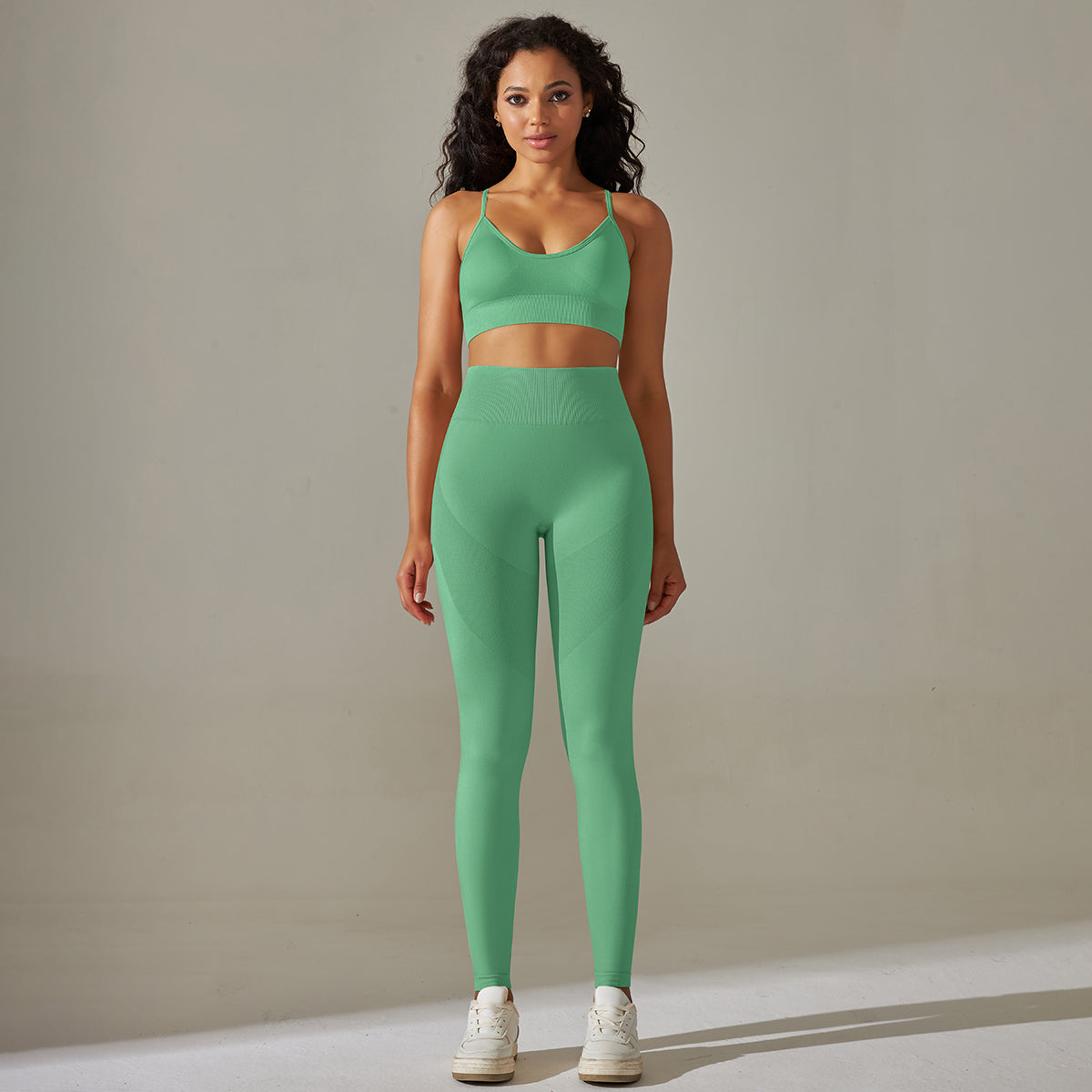 Vision | Legging-Top Set Ljusgrön