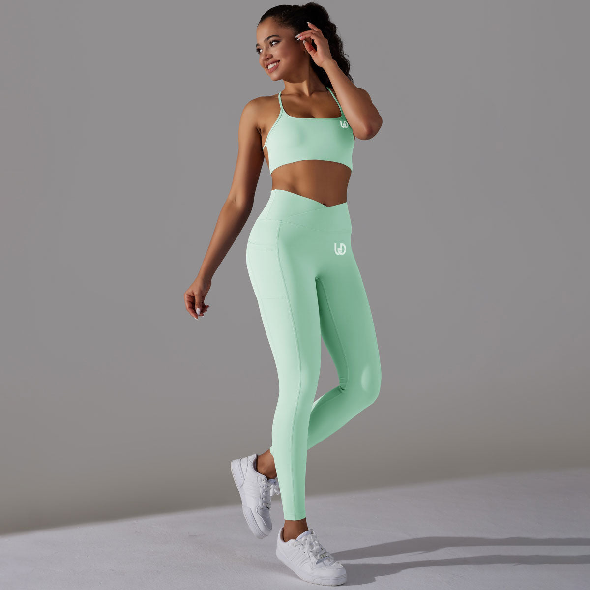 Mila | Legging-Top Set Grön