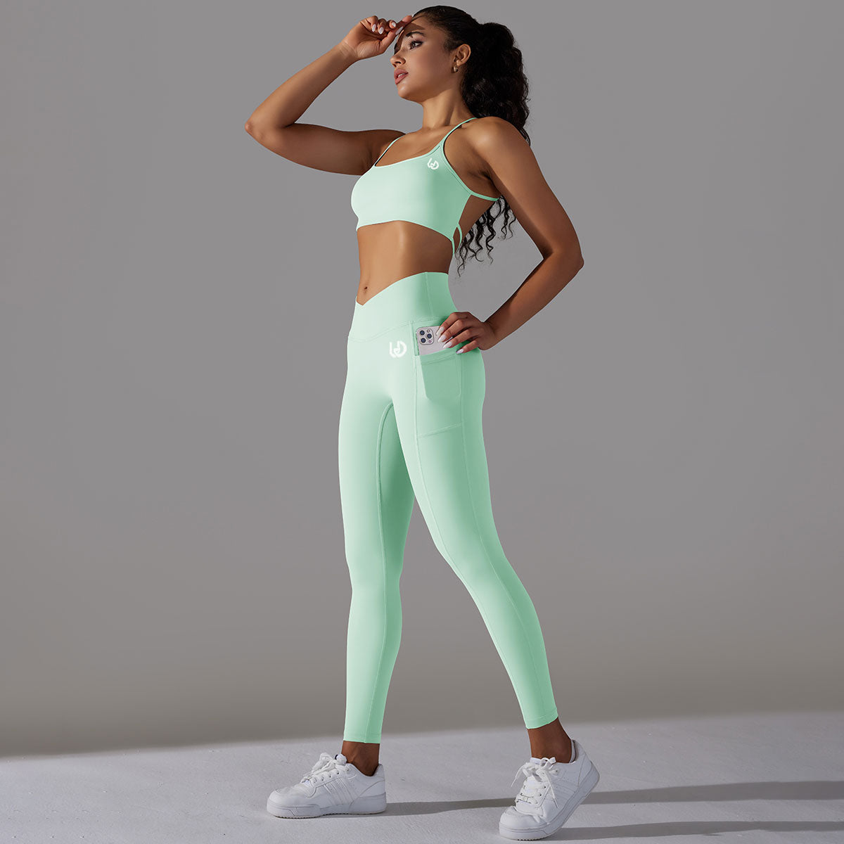 Mila | Legging-Top Set Grön