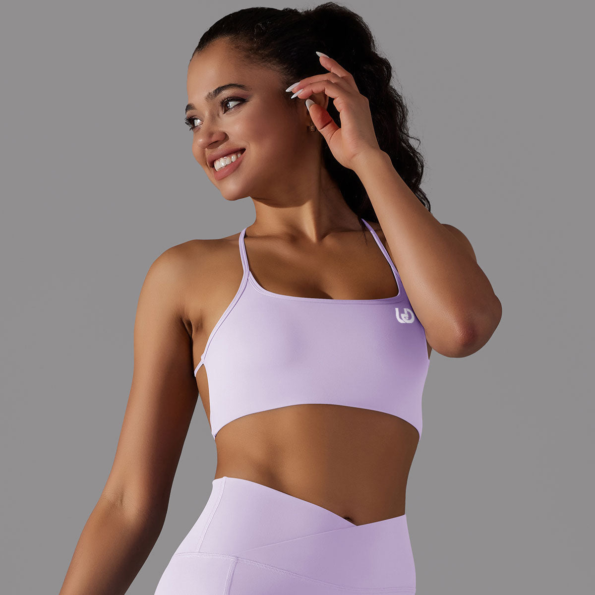 Mila | Strap Sport Bra Rosa - Ultimate Gainz