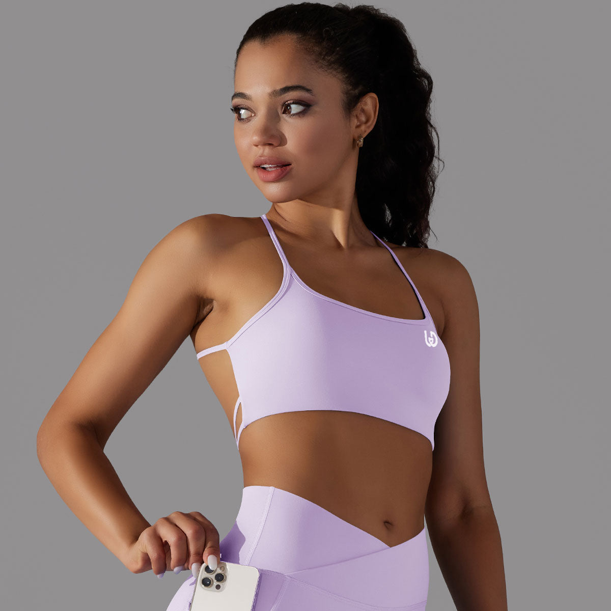 Mila | Strap Sport Bra Rosa - Ultimate Gainz